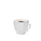 Smarty Had A Party 2 oz. White Square Plastic Mini Coffee Tea Cups (240 Cups), 240PK 6937W-CASE - alternate 2